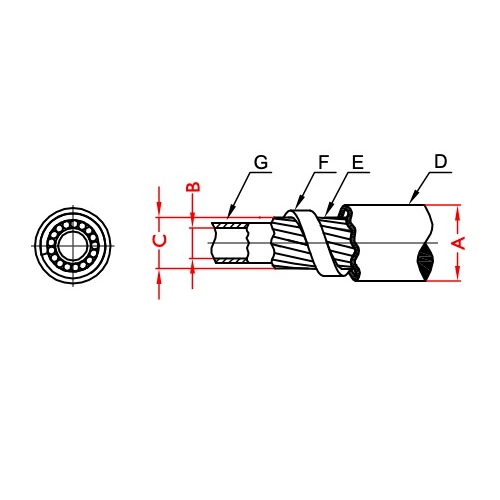 Straight Wire Conduit With Steel Strip